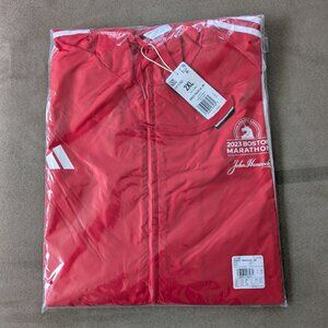 Adidas Red Boston Marathon Medical 2023 Windbreaker Jacket Men's Size XXL